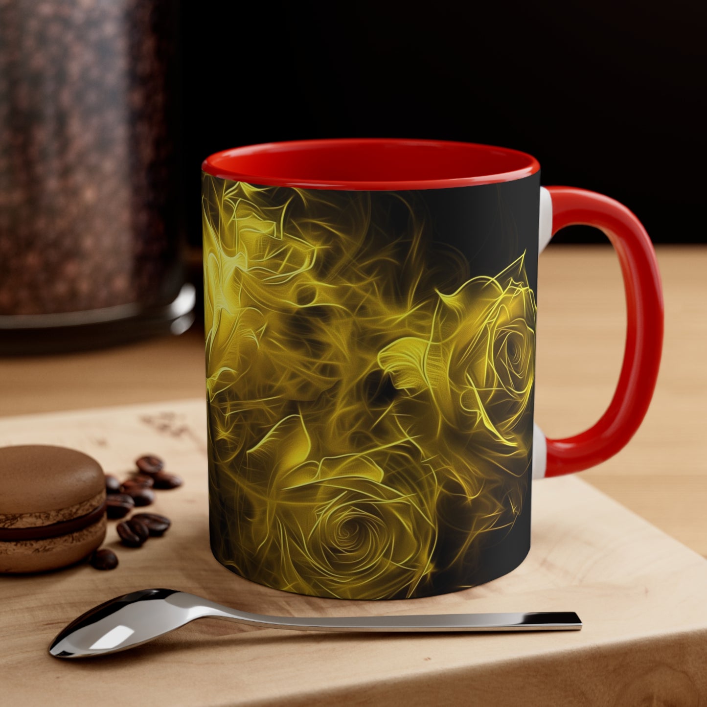 Light Painted Roses in Gold