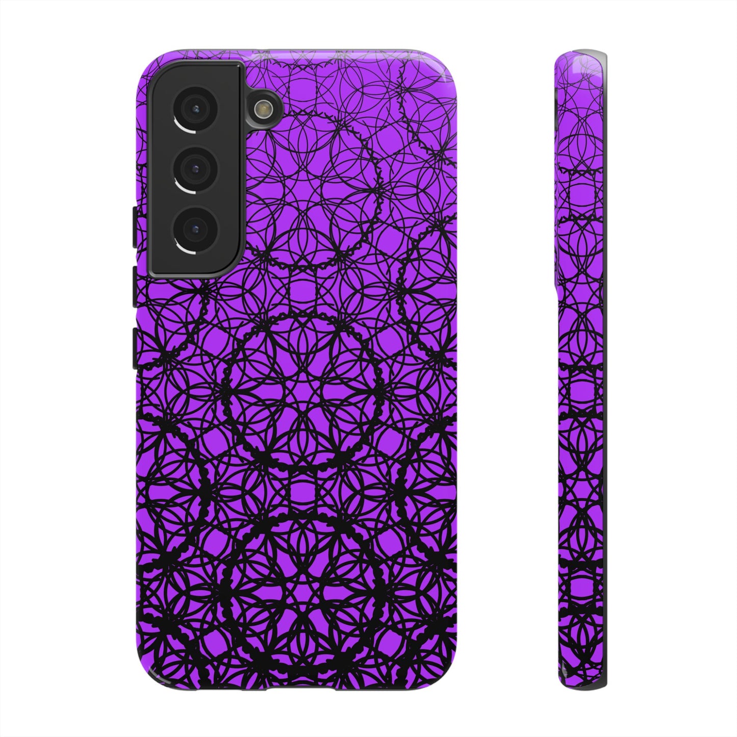 Vibrant Purple Fade Pattern - Samsung