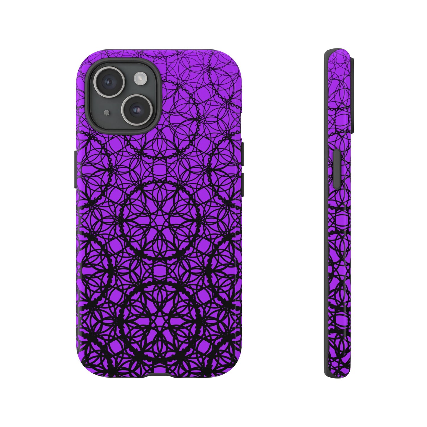 Vibrant and Bold Purple Fade Pattern