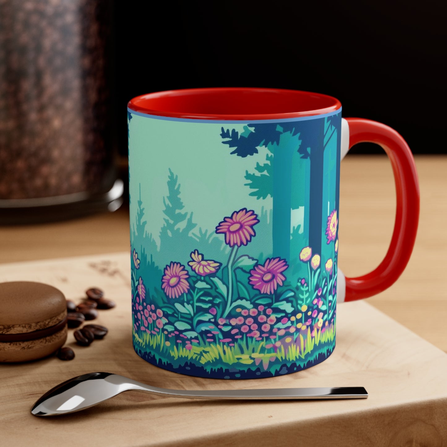 8-Bit Pixel Garden Forest