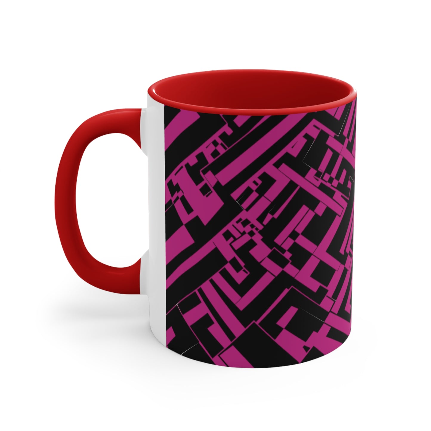Almost Geo Black & Pink