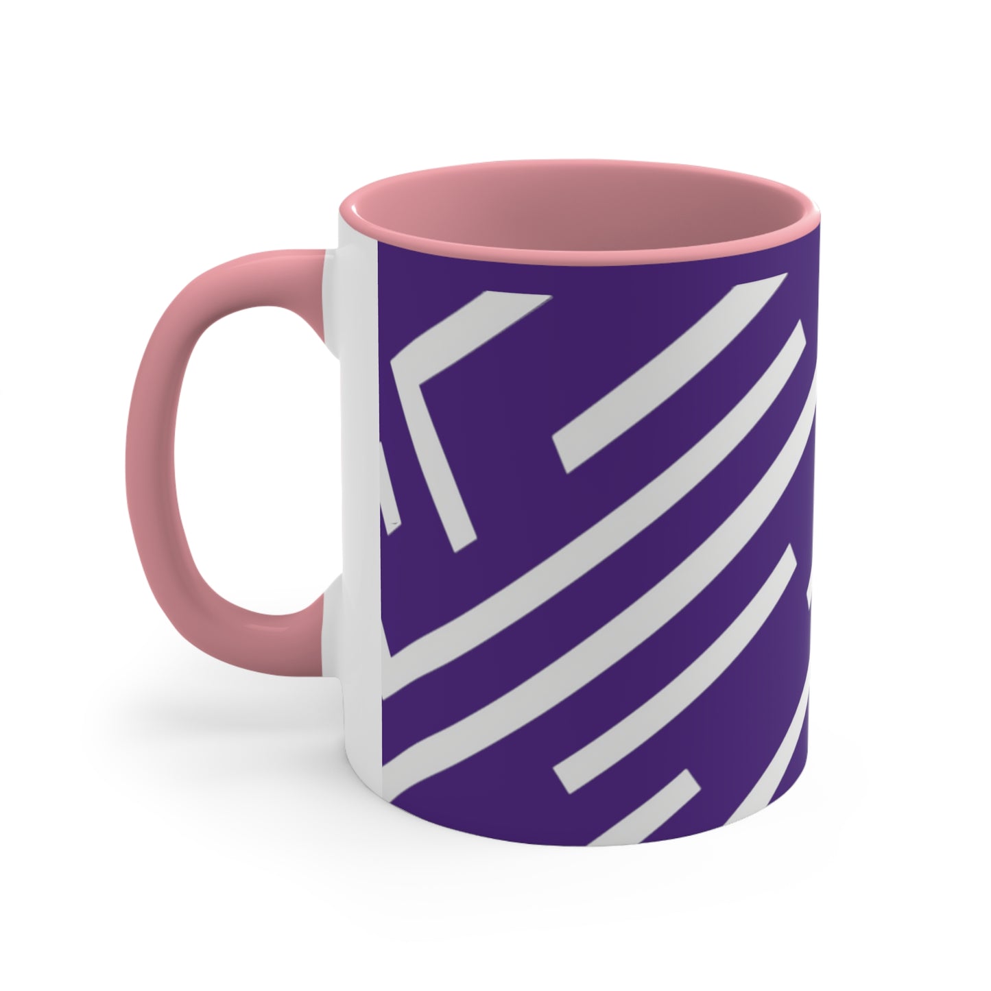 Simple Geo Stripe on Purple