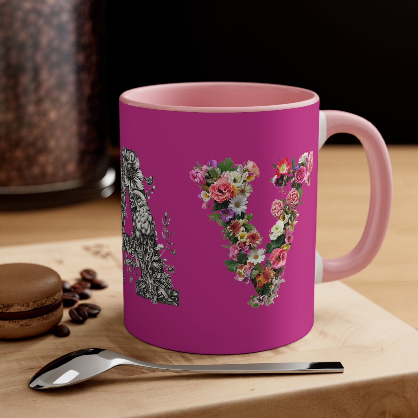 SAV Floral on Pink