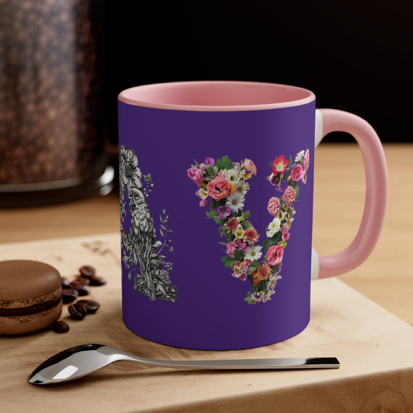 SAV Floral on Purple