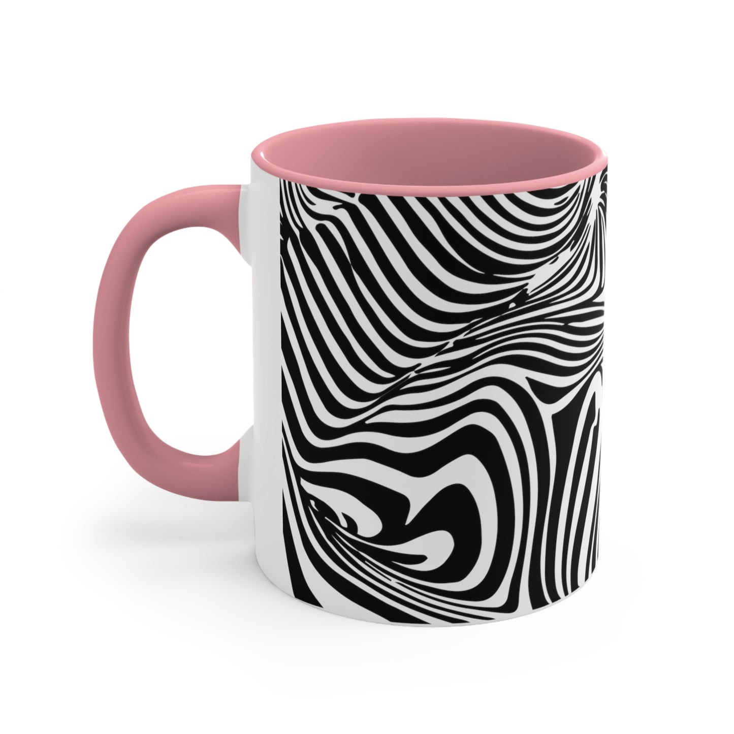Zebra Swirl on White