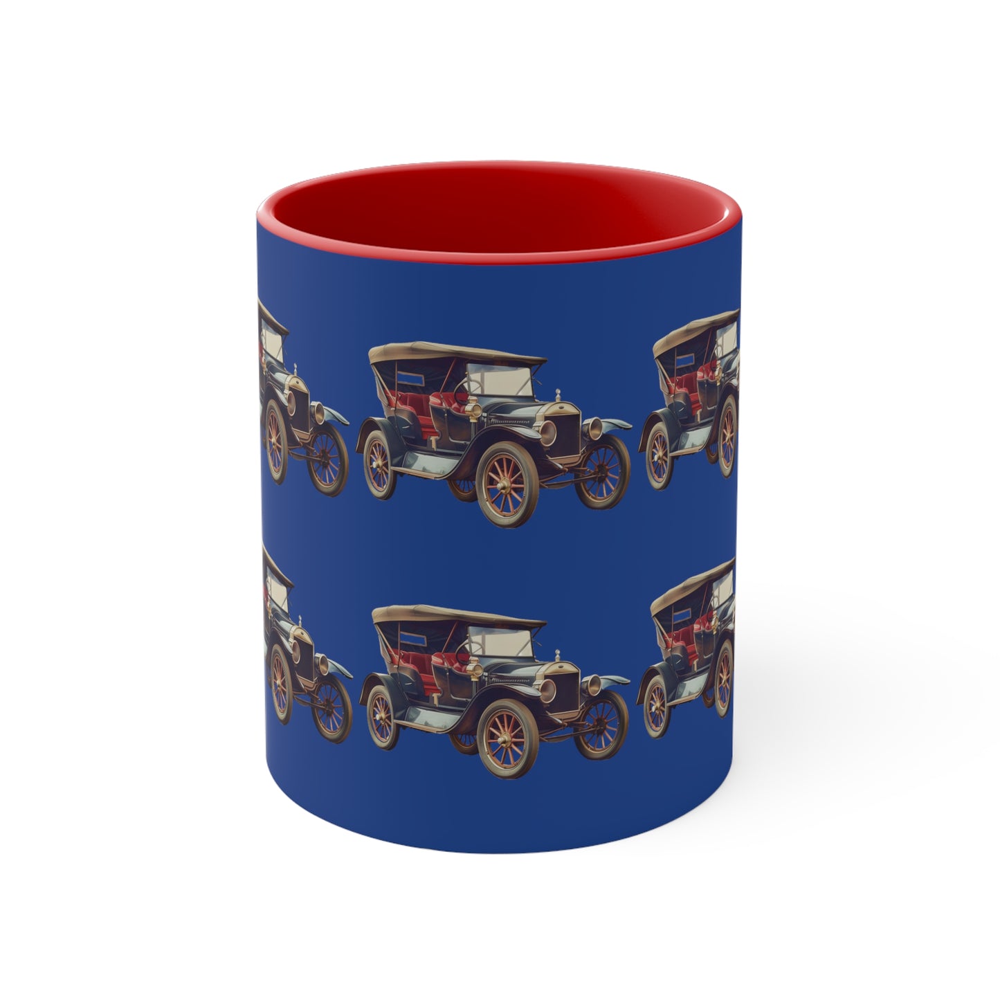 Classic Car on Blue