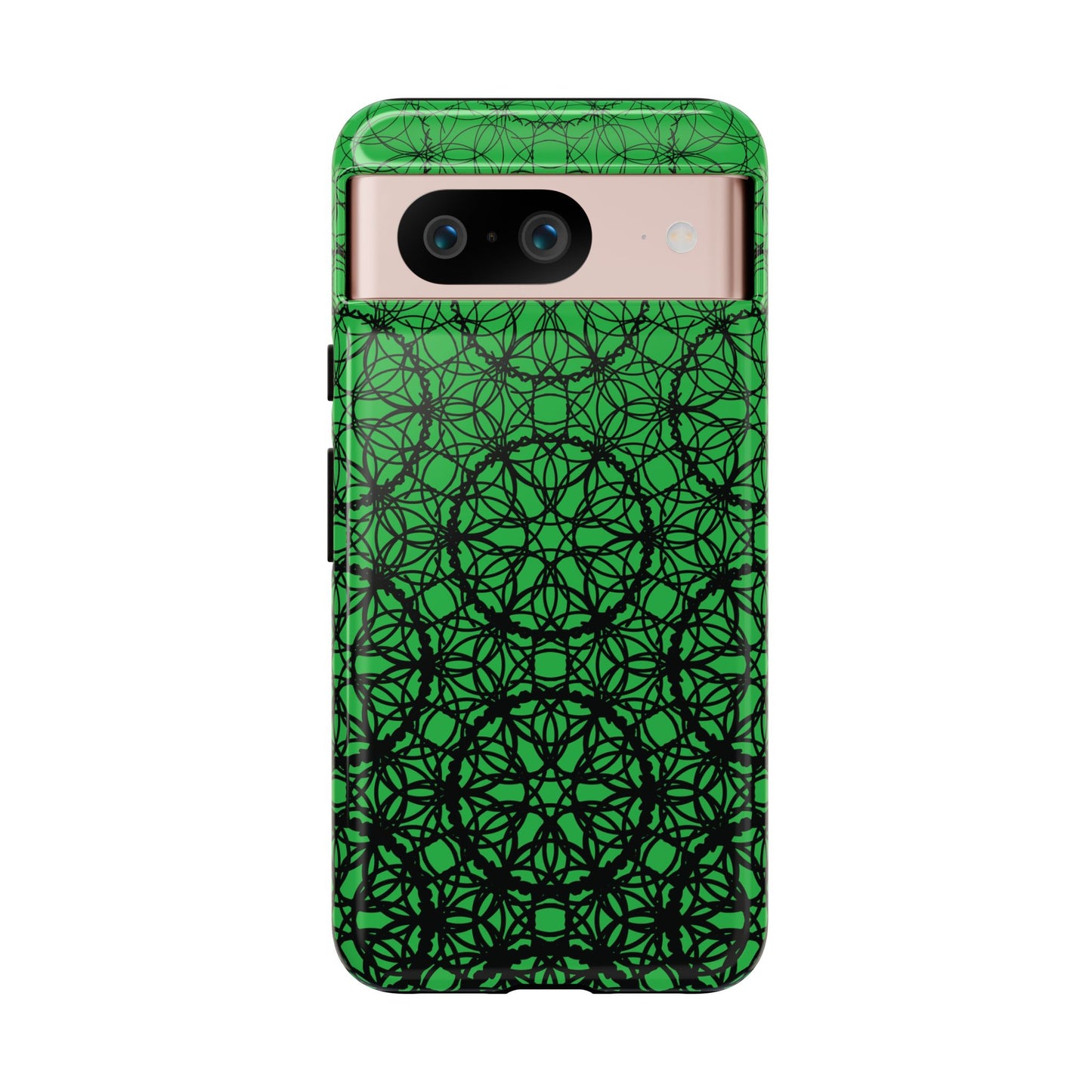 Vibrant Emerald Fade Pattern - Pixel