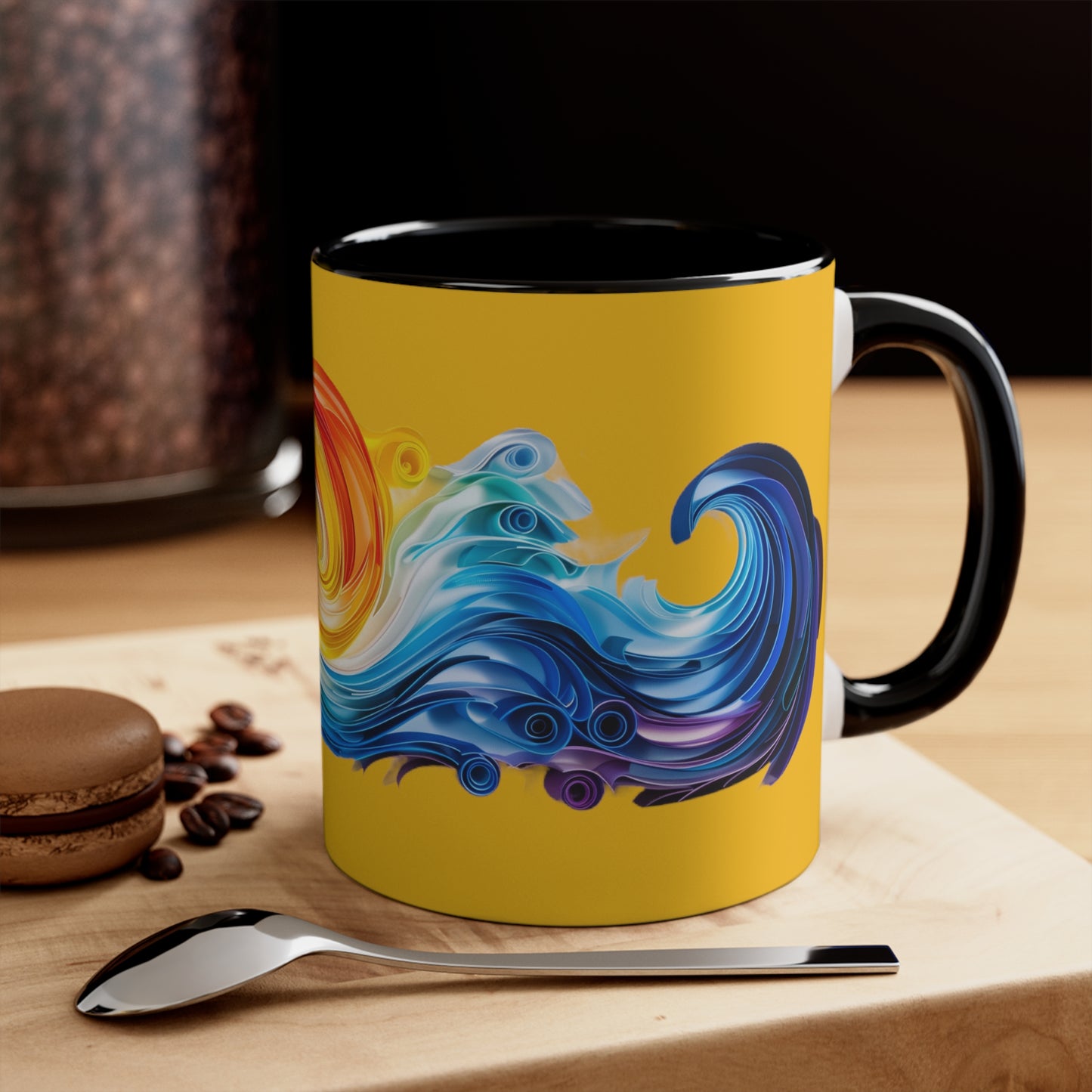 Riptide Quilling on Yellow