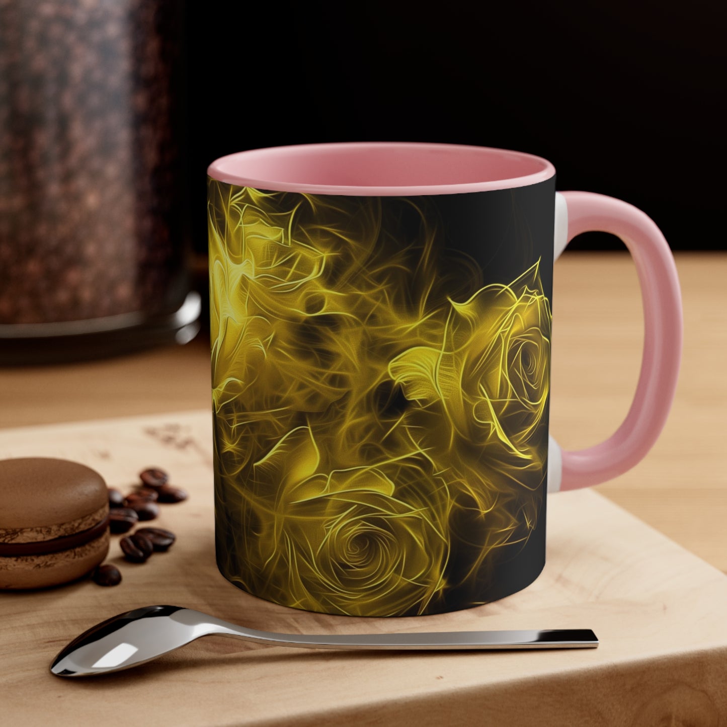 Light Painted Roses in Gold
