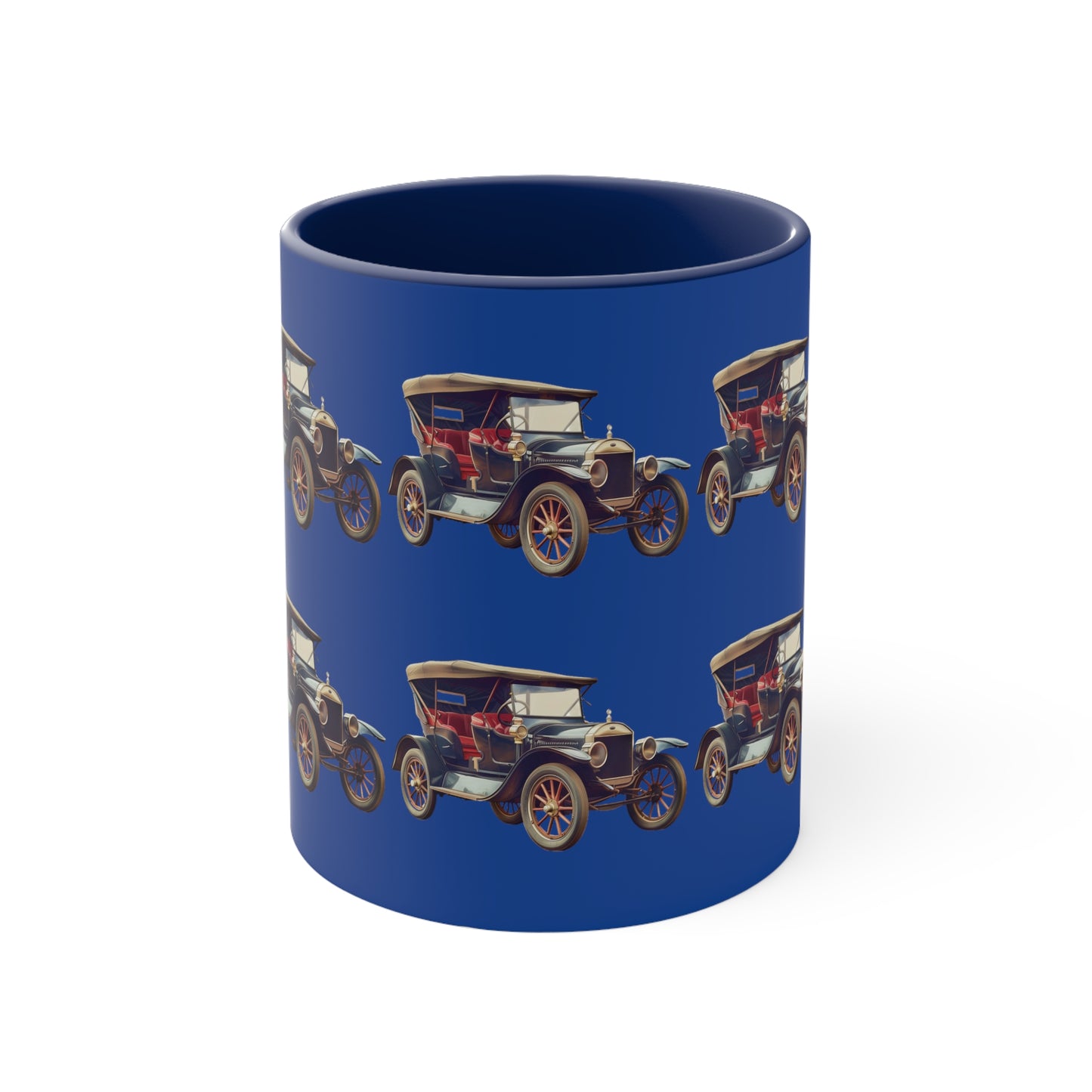 Classic Car on Blue