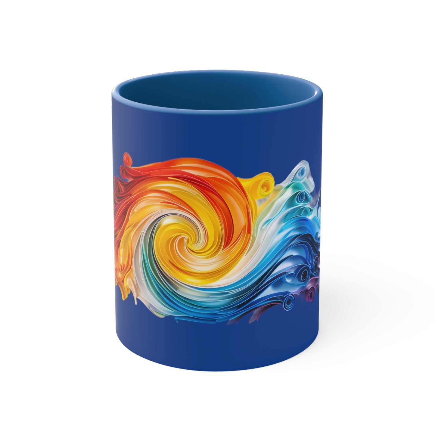 Riptide Quilling on Dark Blue