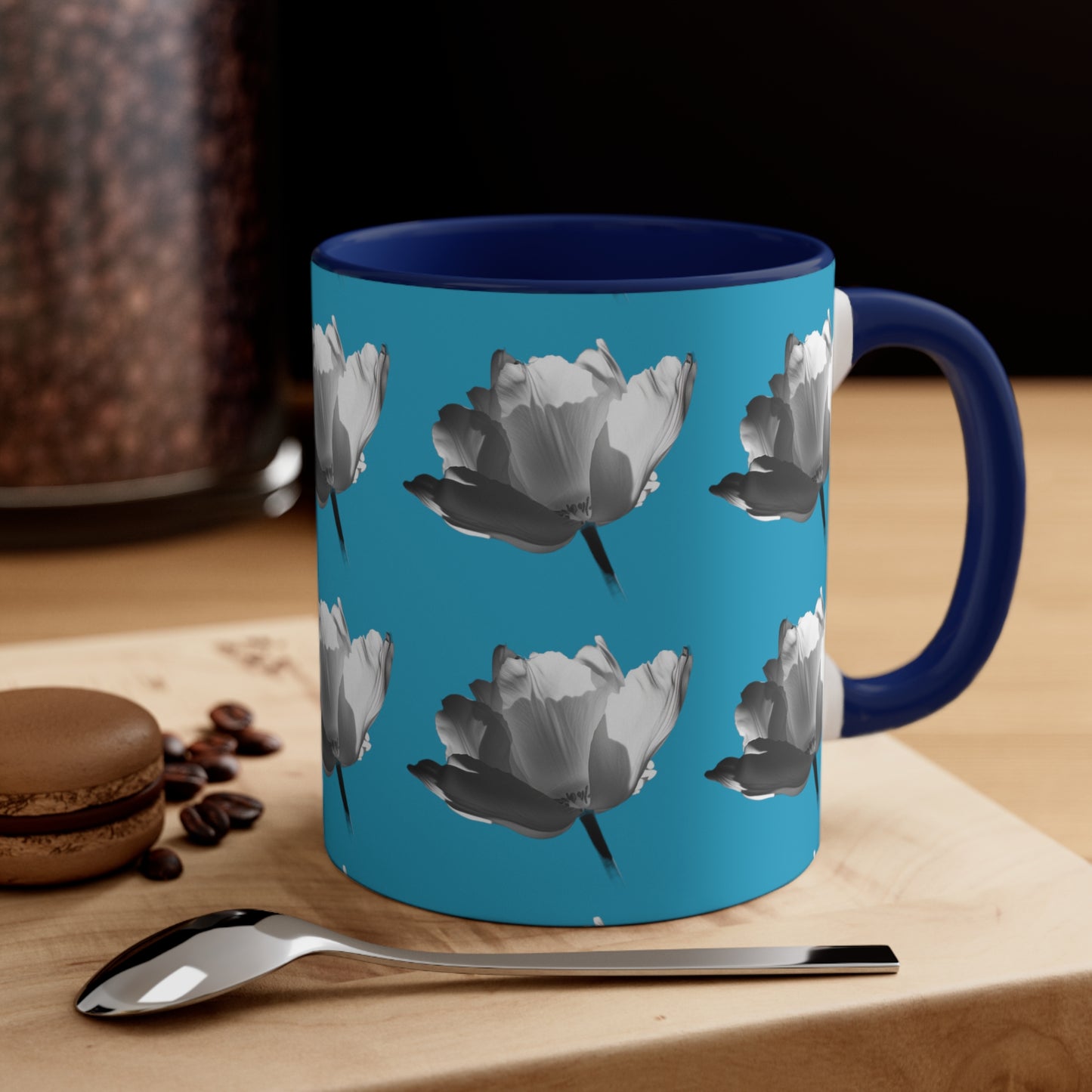 Cloud Rose on Turquoise