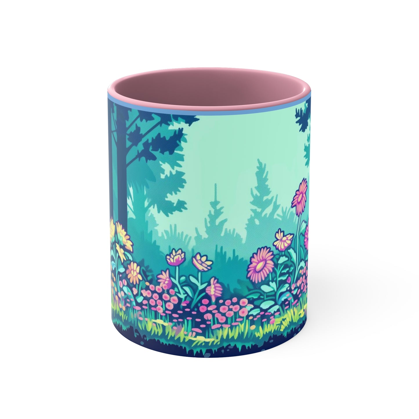 8-Bit Pixel Garden Forest