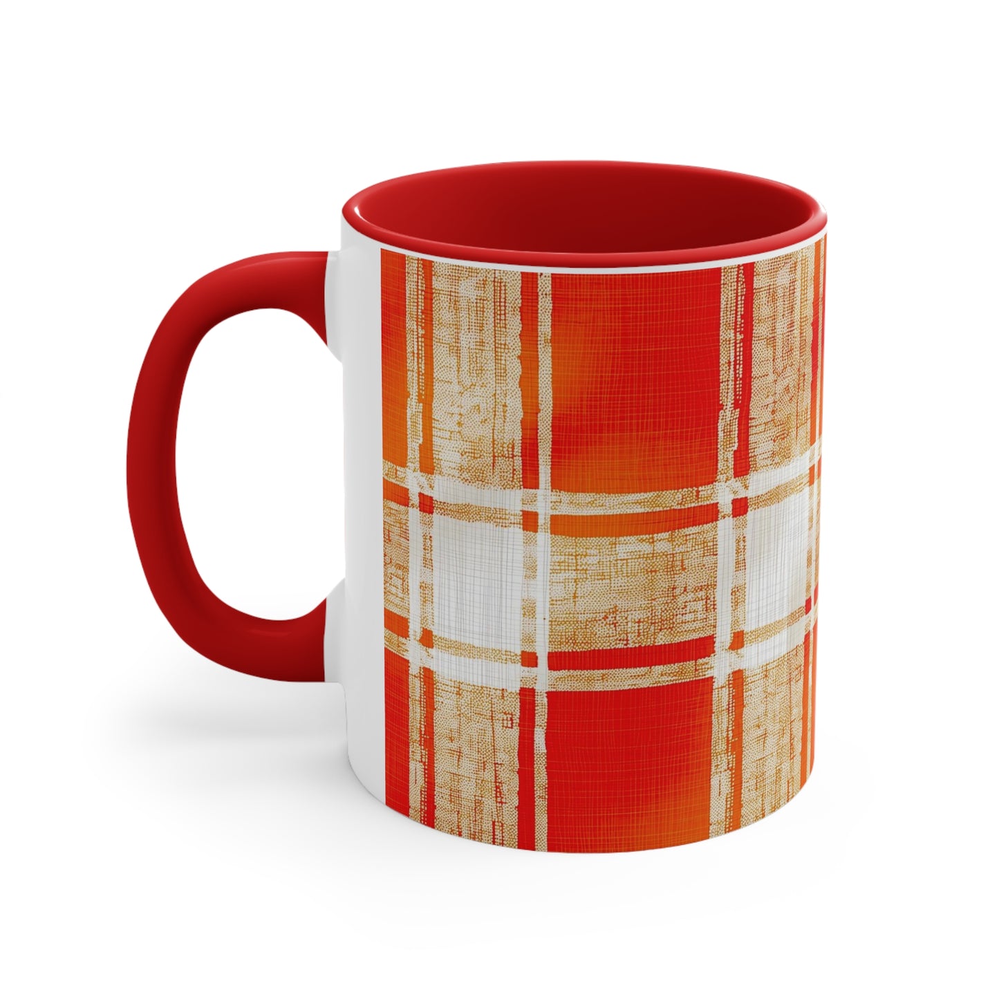 Plaid Orange