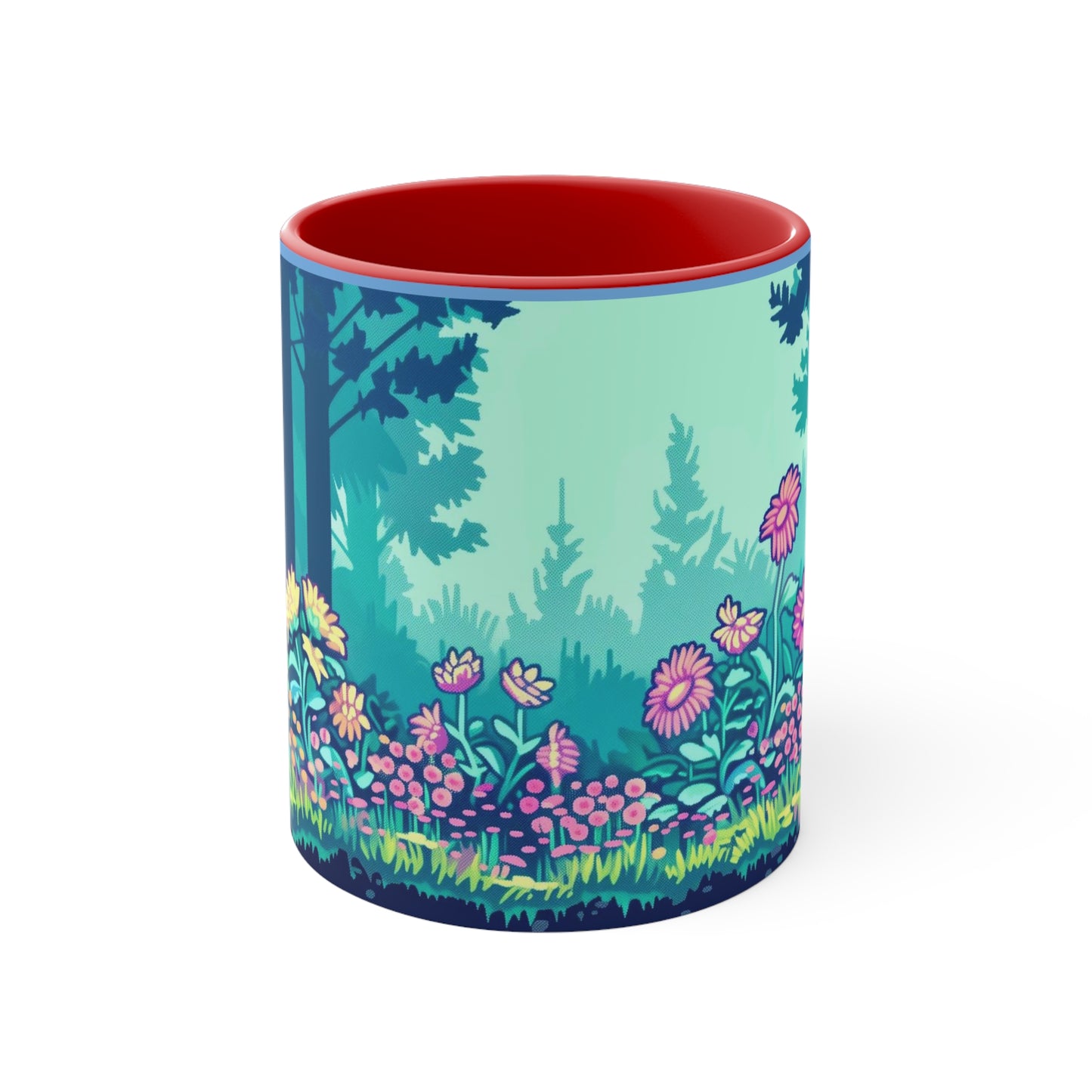 8-Bit Pixel Garden Forest