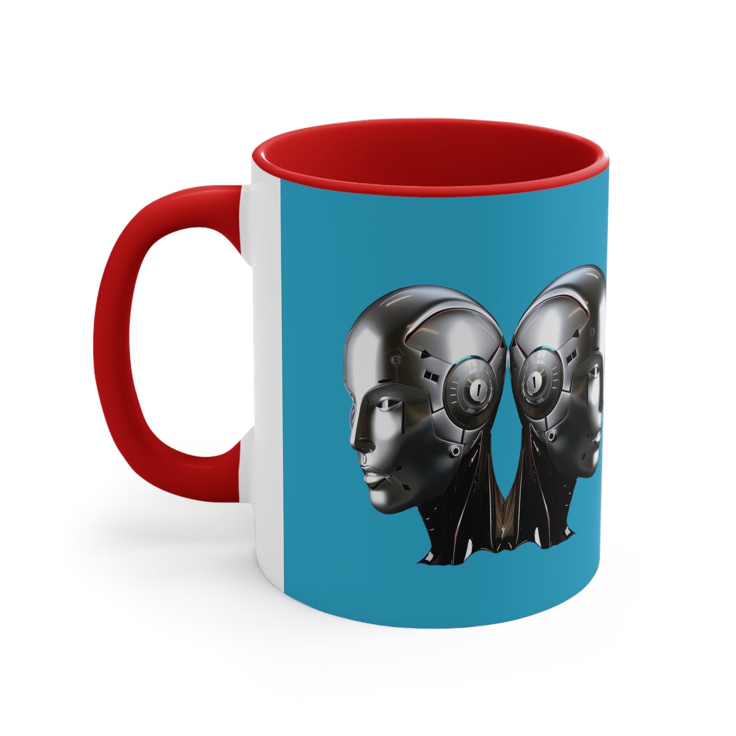 Cyborg on Turquoise