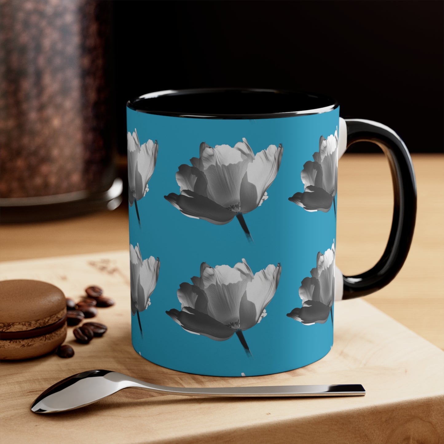 Cloud Rose on Turquoise