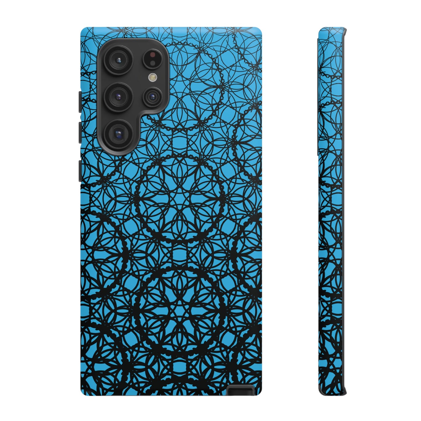 Vibrant Blue Fade Pattern - Samsung