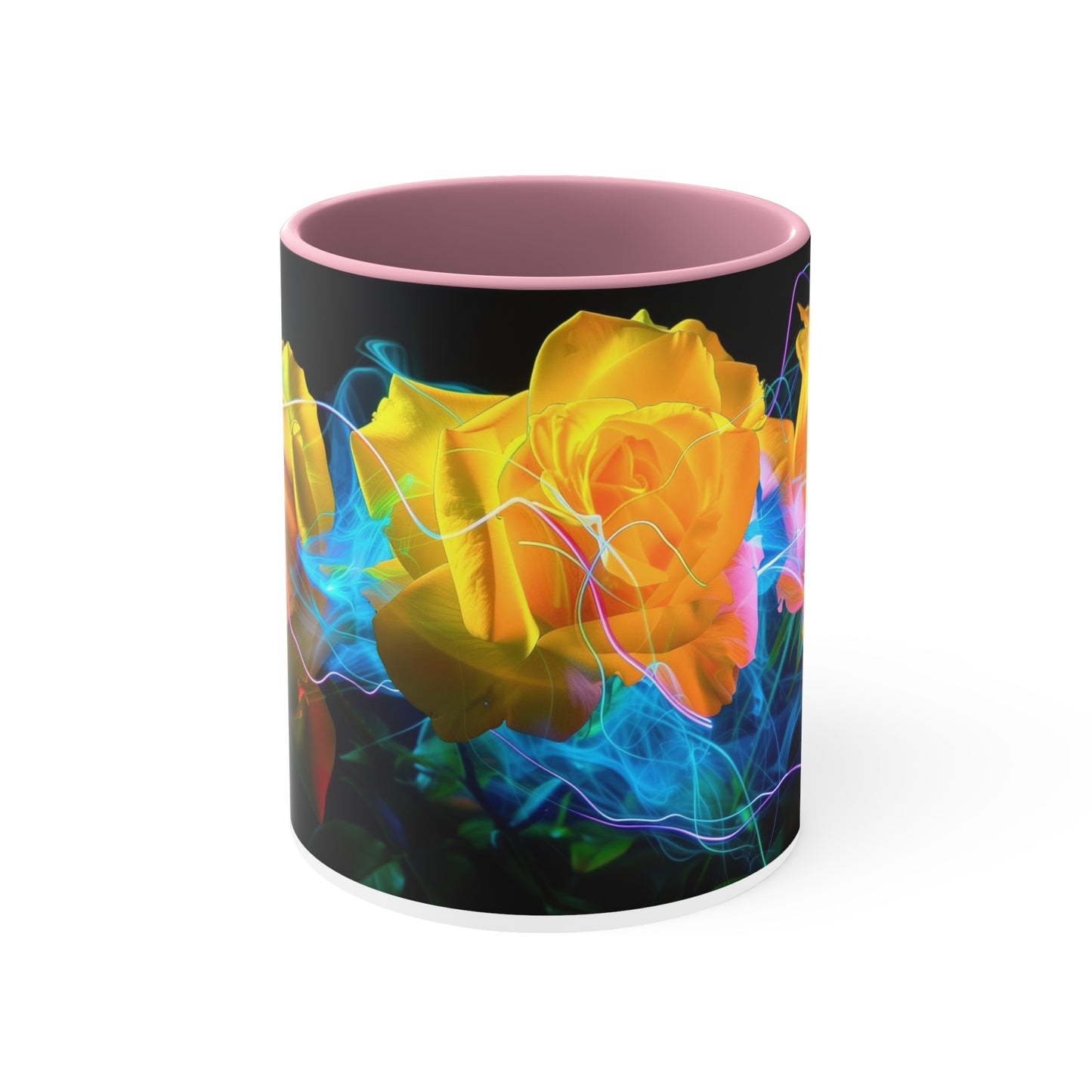 Light Painted Roses in Blue Electric