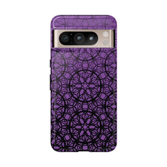 Vibrant Purple Fade Pattern - Pixel