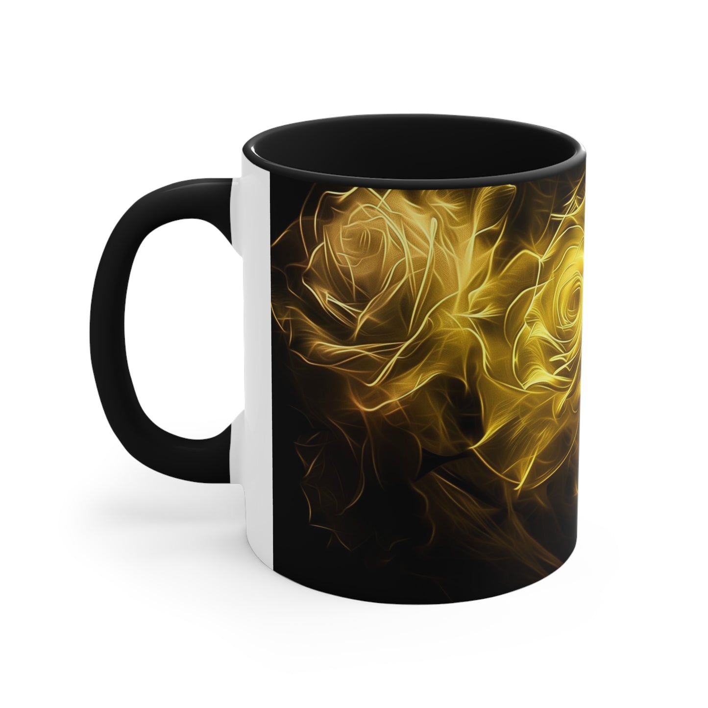 Light Painted Roses in Gold