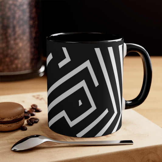 Simple Geo Stripe on Black