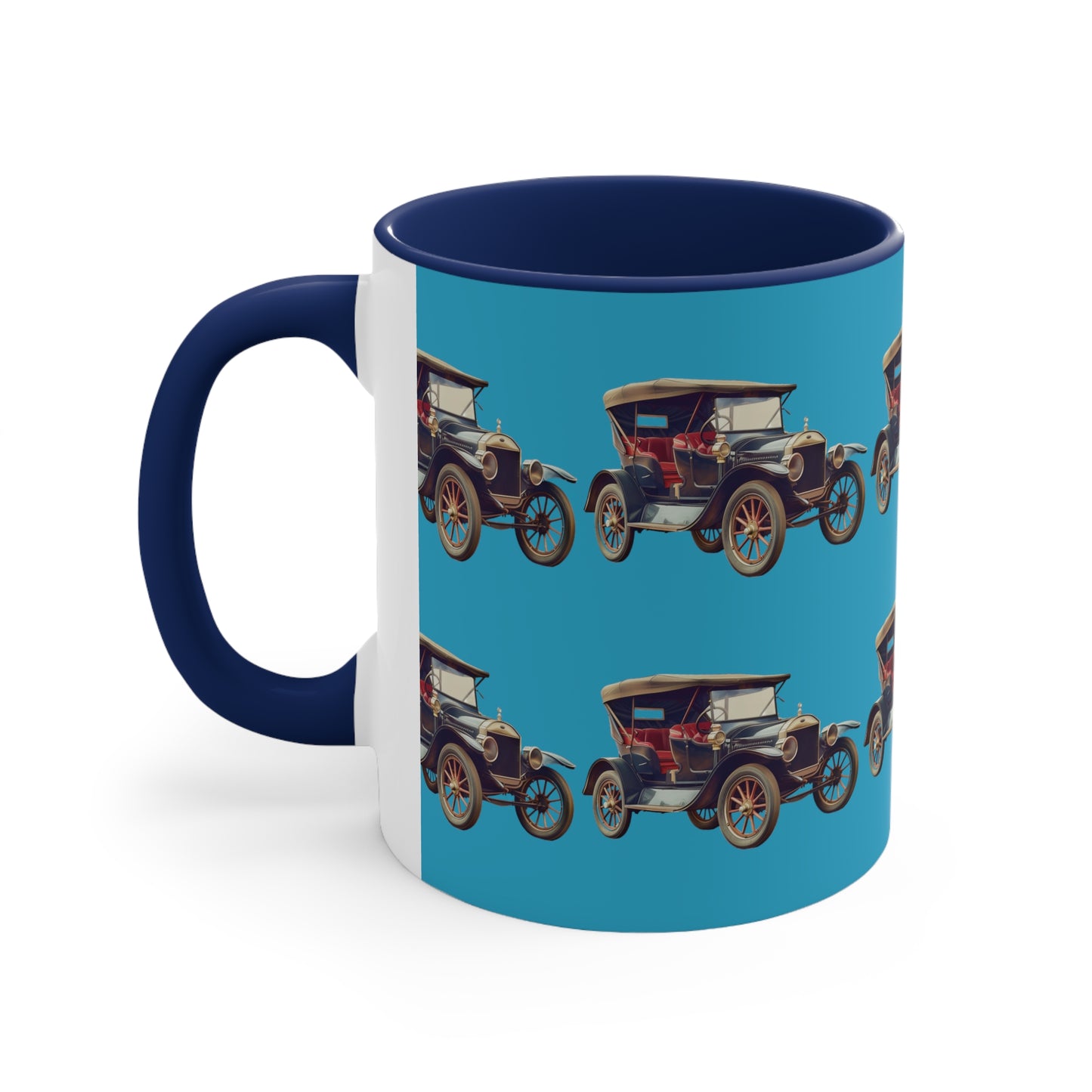 Classic Car on Turquoise