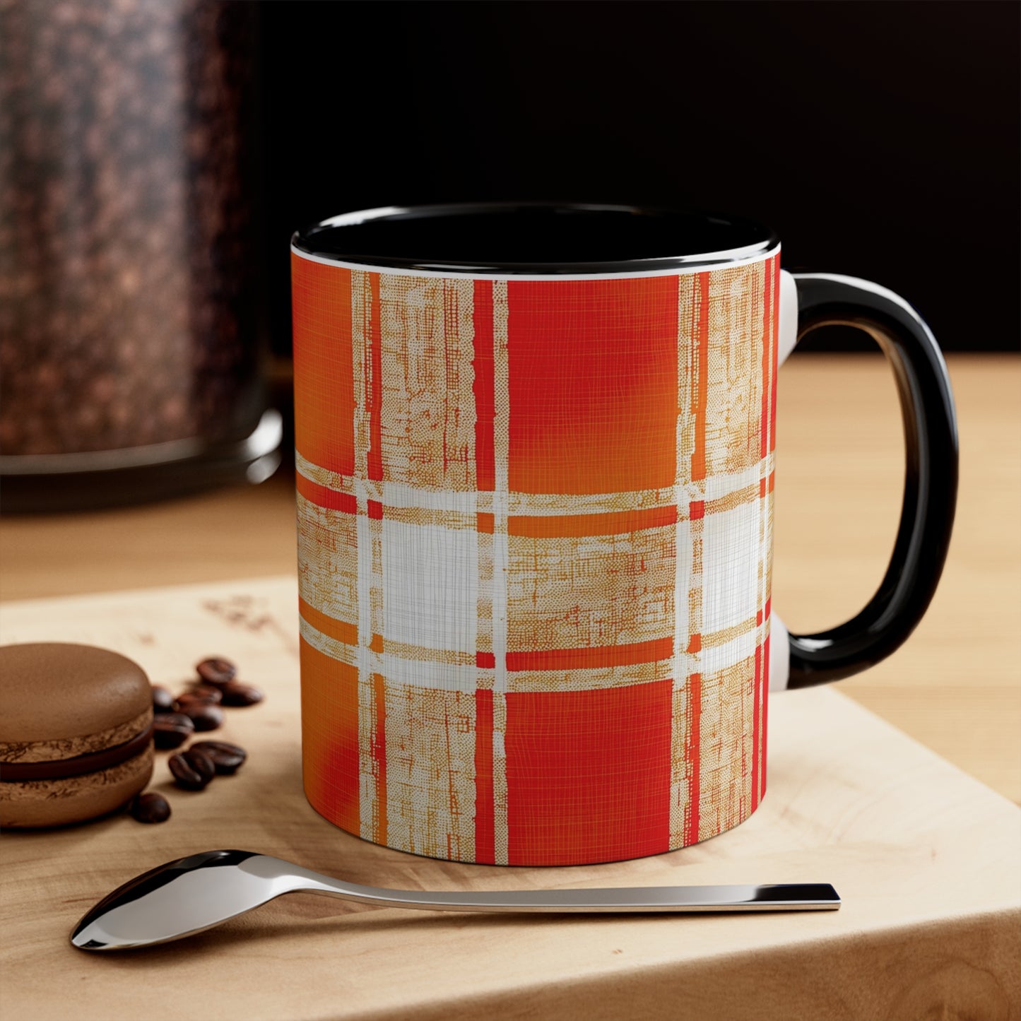 Plaid Orange