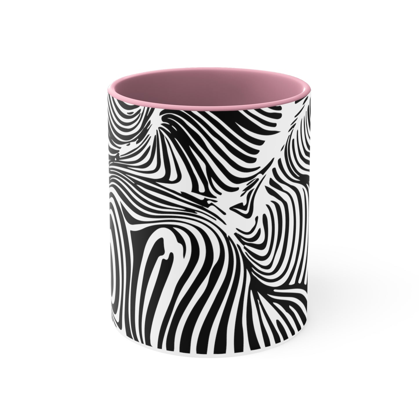 Zebra Swirl on White