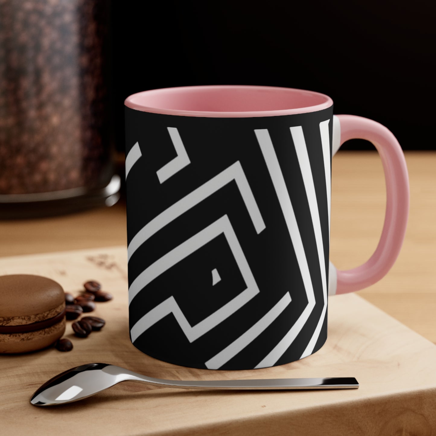 Simple Geo Stripe on Black