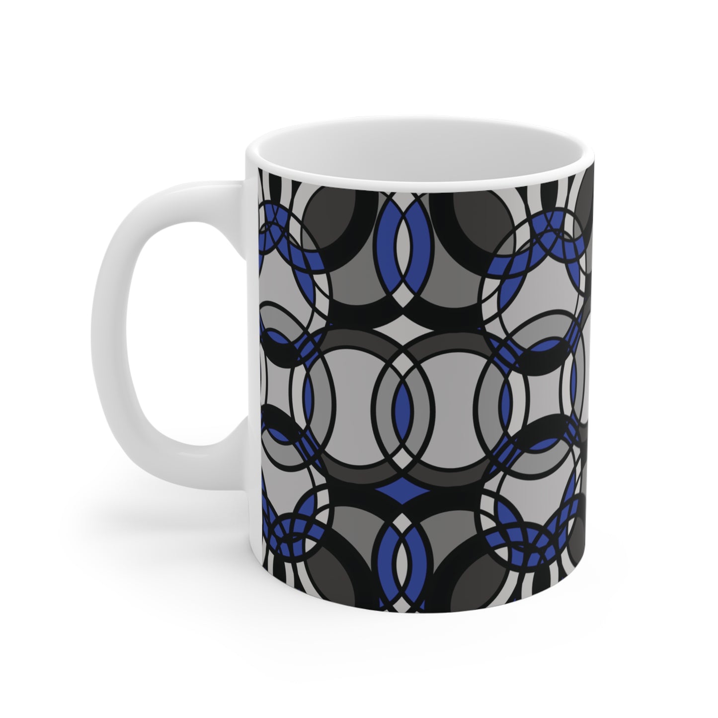 Linking Rings in Blue