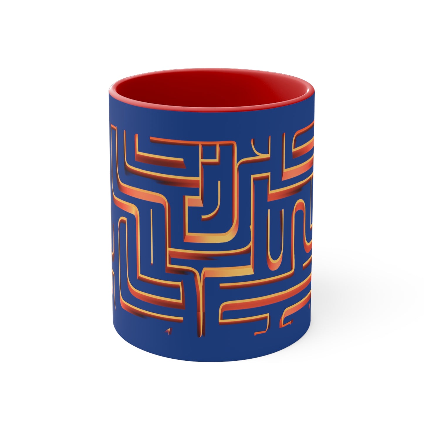 Maze on Blue