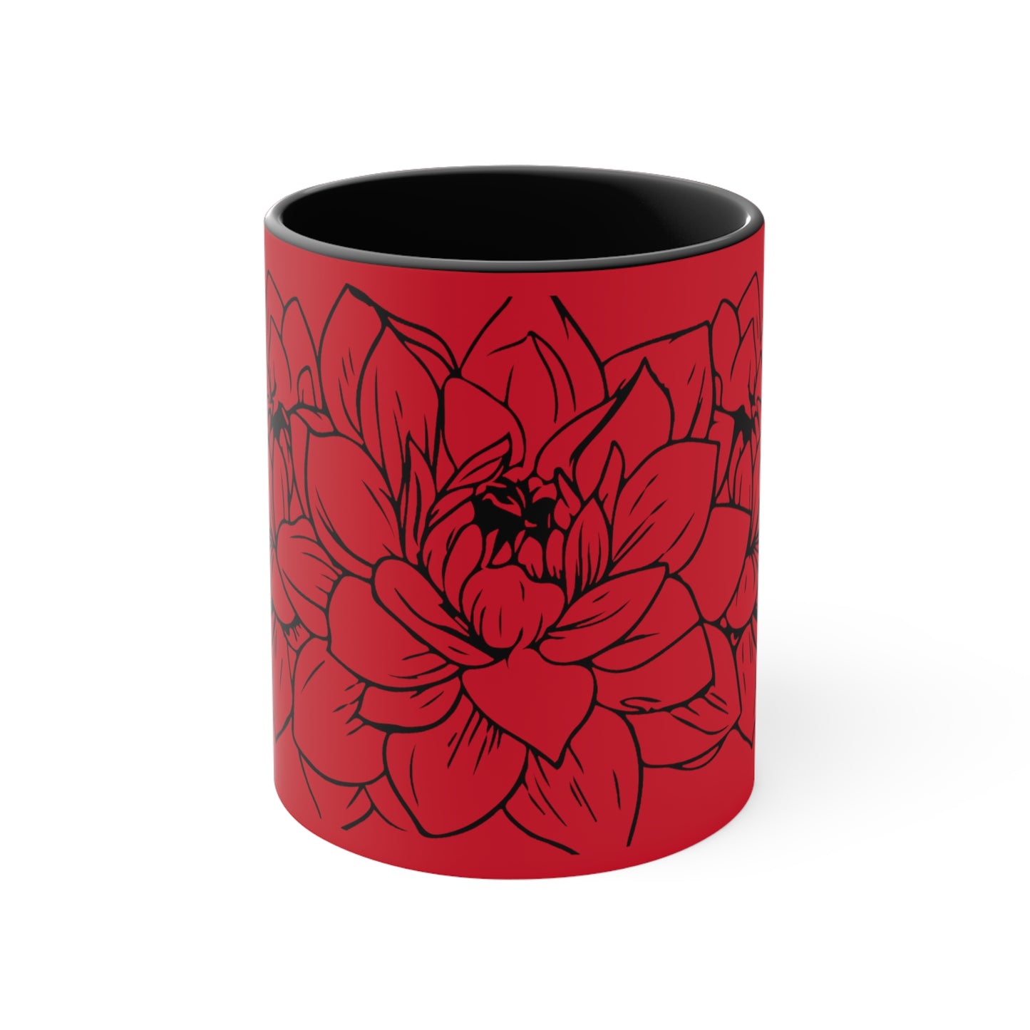 Gardenias on Red