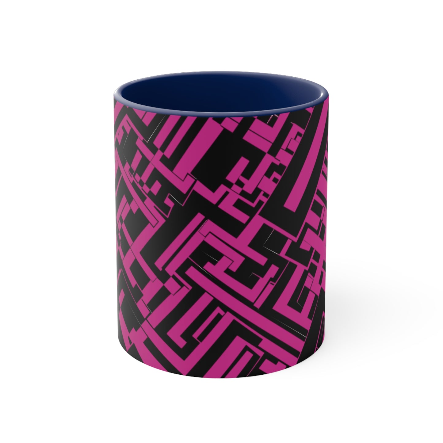 Almost Geo Black & Pink