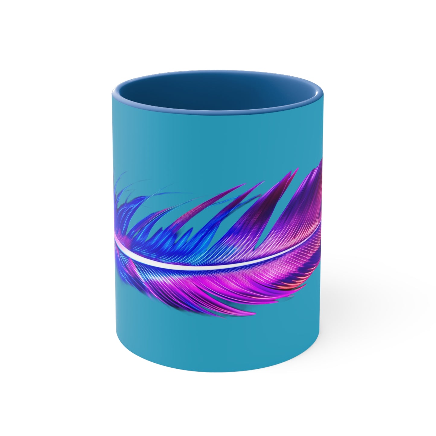 Quill of Strength on Turquoise/ Blue