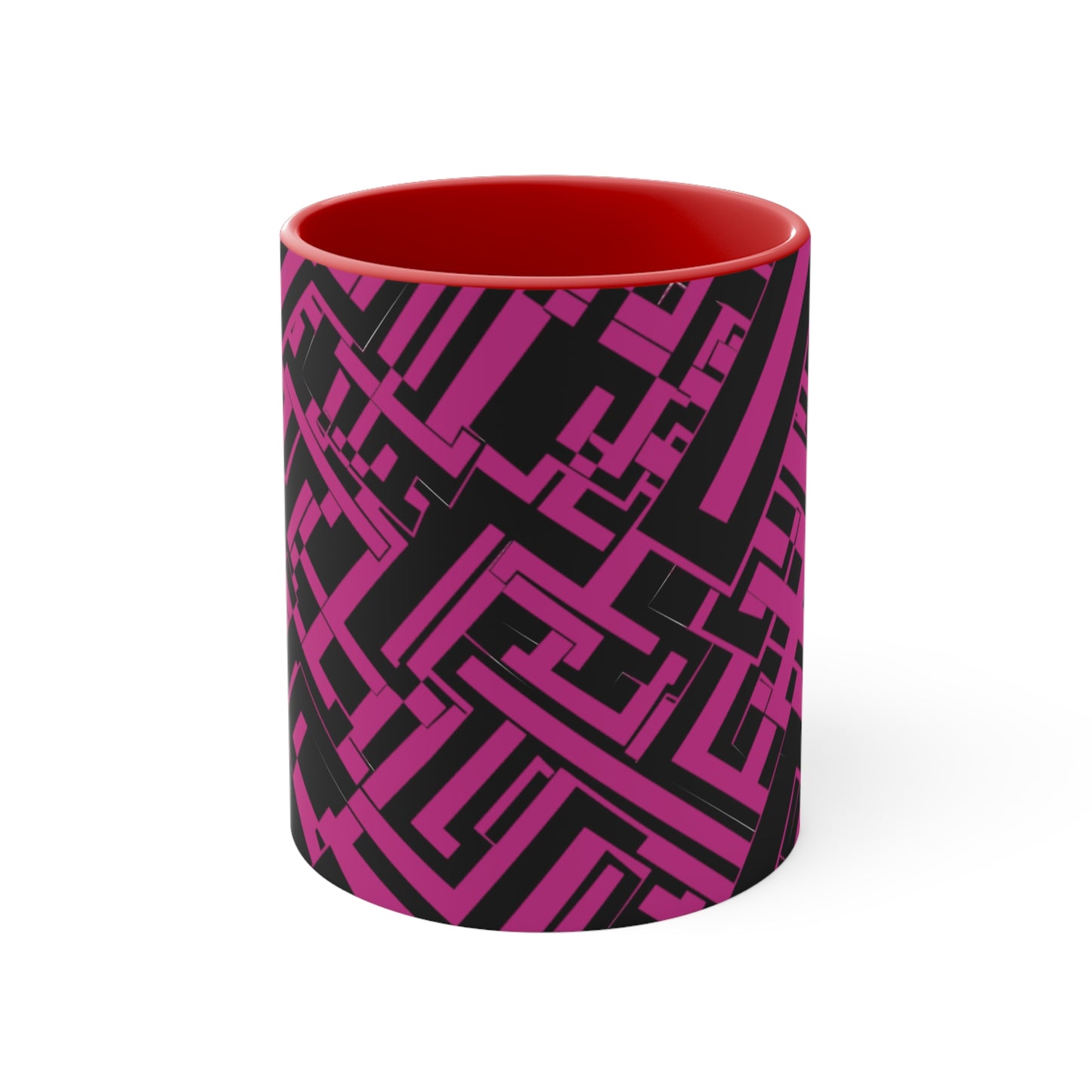 Almost Geo Black & Pink