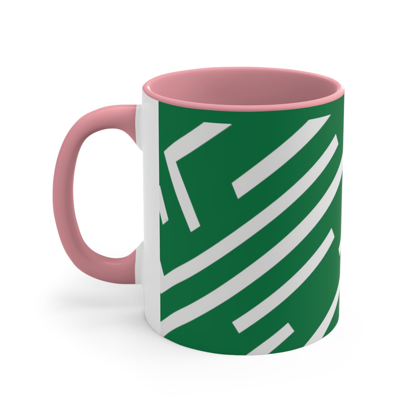 Simple Geo Stripe on Green