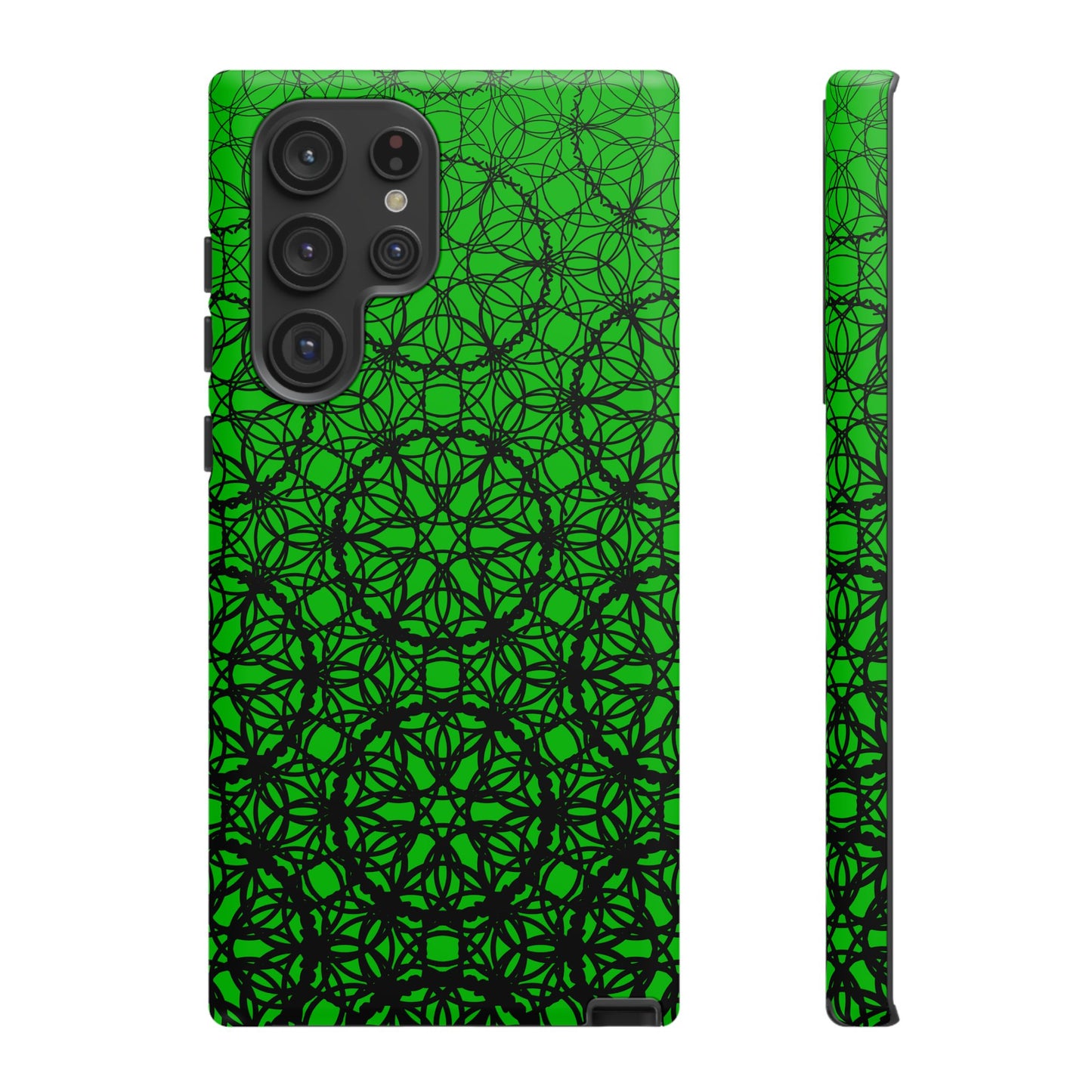 Vibrant Emerald Fade Pattern - Samsung