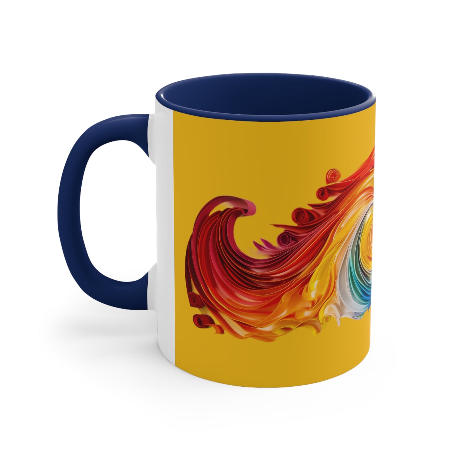 Riptide Quilling on Yellow