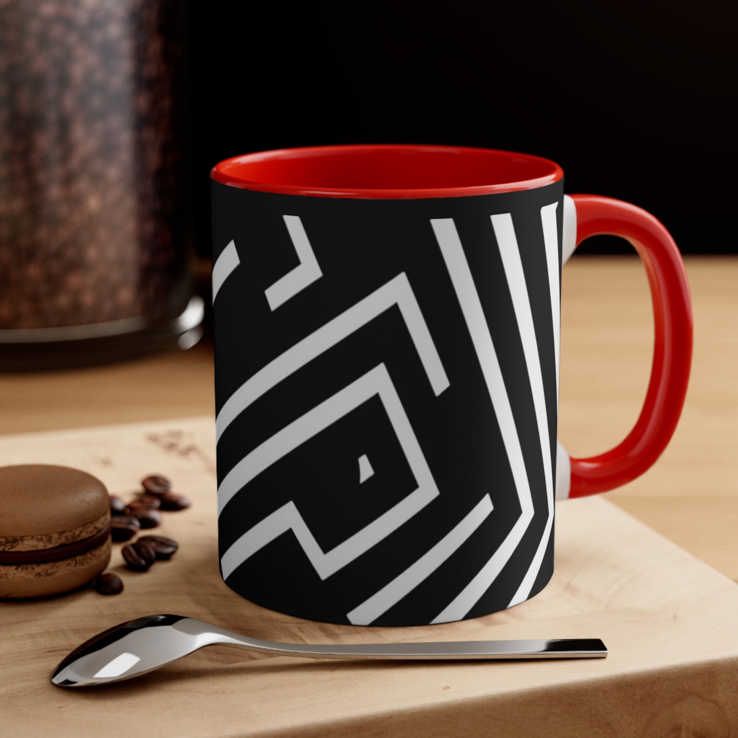 Simple Geo Stripe on Black