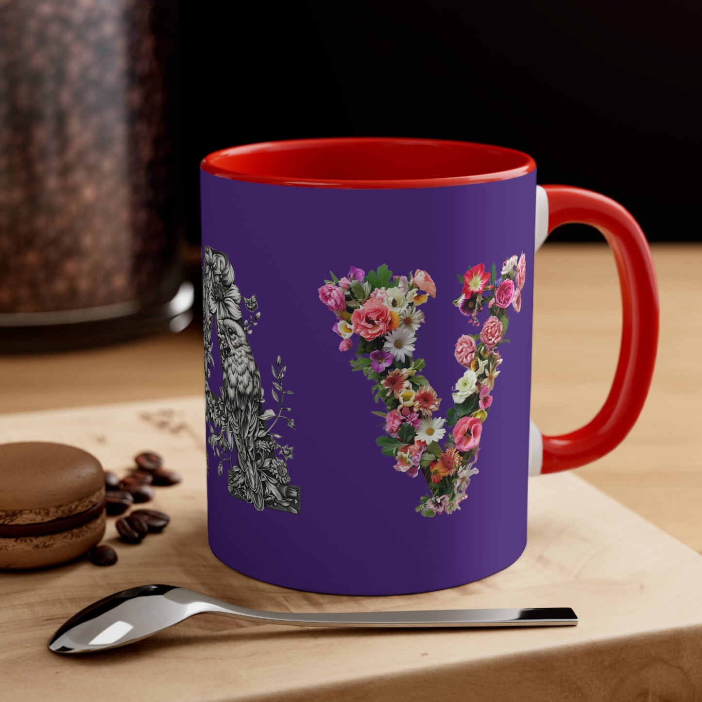SAV Floral on Purple