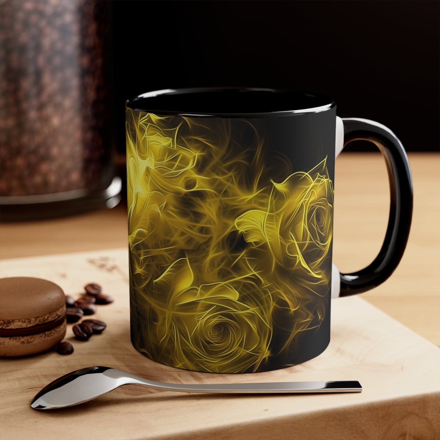 Light Painted Roses in Gold