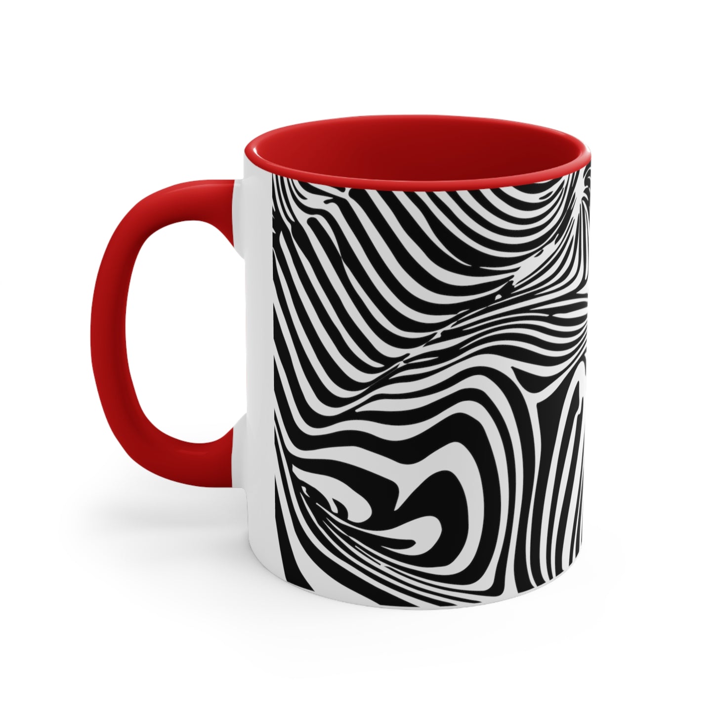 Zebra Swirl on White