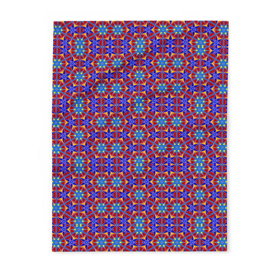 Kaleidoscope Sunrise Fleece Blanket