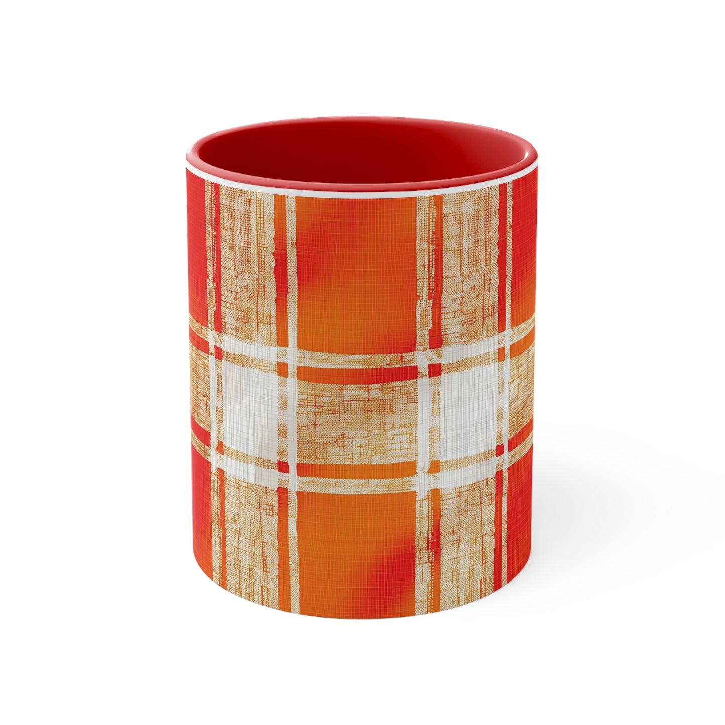 Plaid Orange