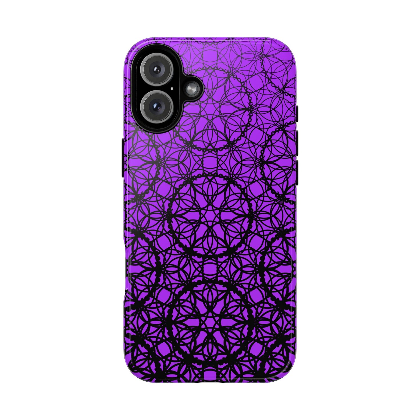 Vibrant and Bold Purple Fade Pattern