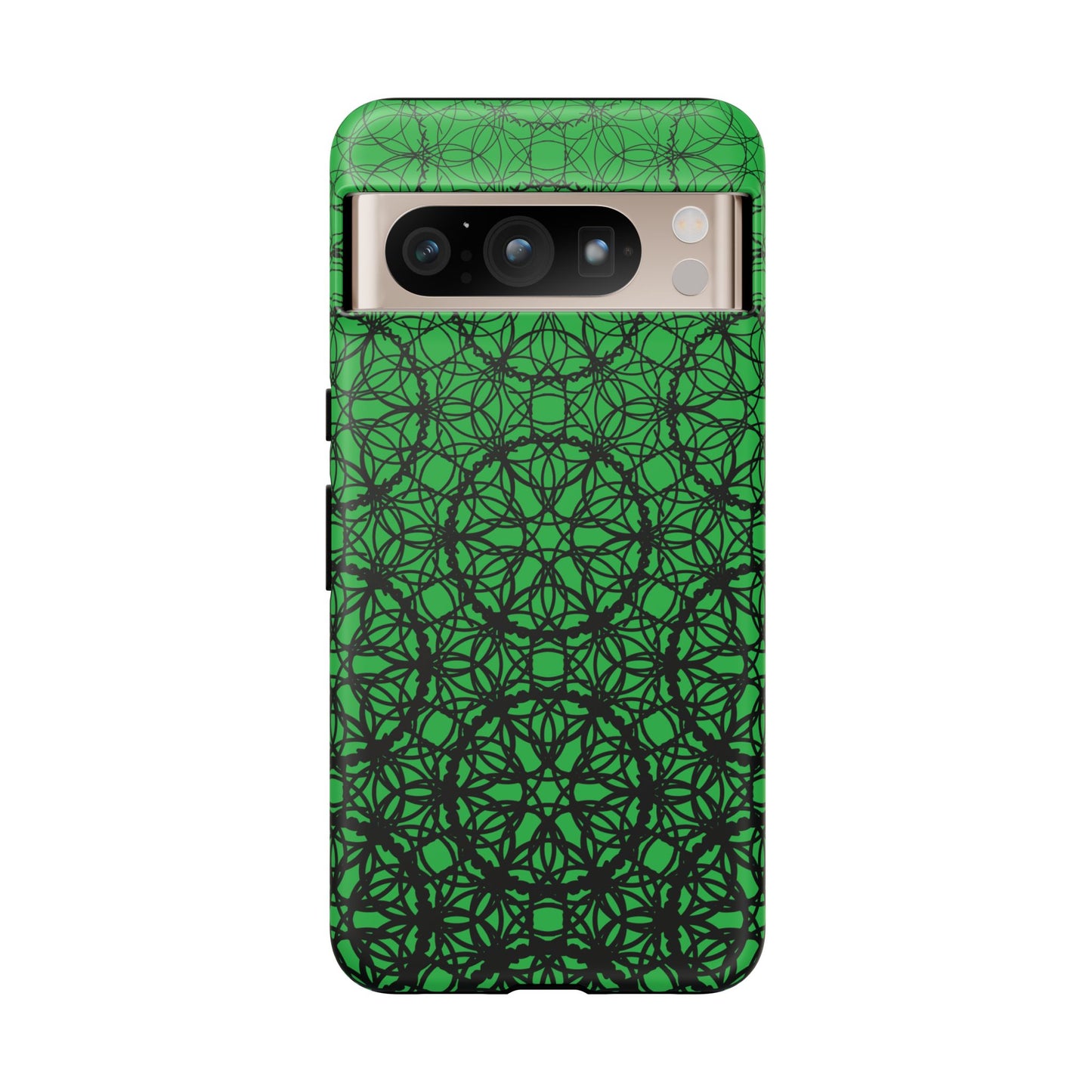 Vibrant Emerald Fade Pattern - Pixel