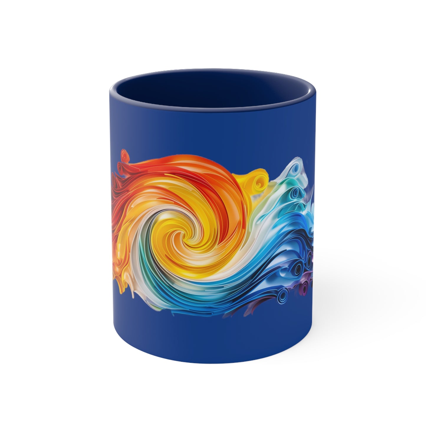 Riptide Quilling on Dark Blue
