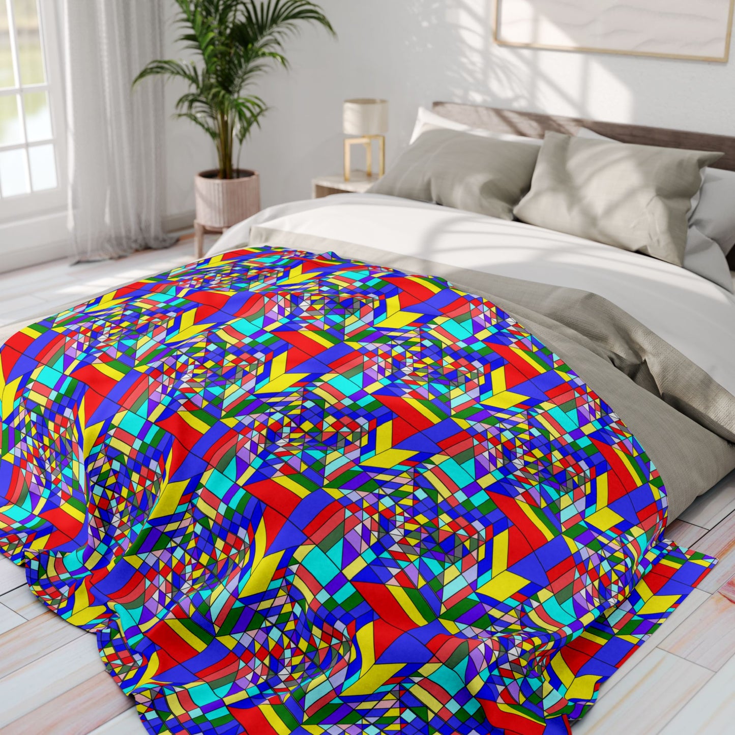 Kaleidoscope Fleece Blanket