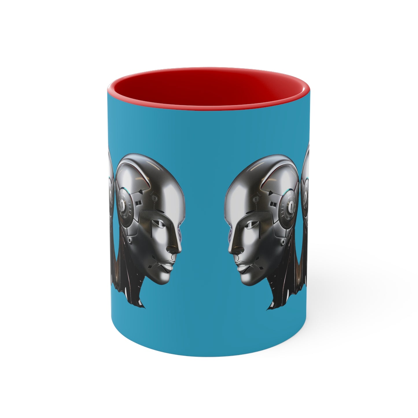 Cyborg on Turquoise